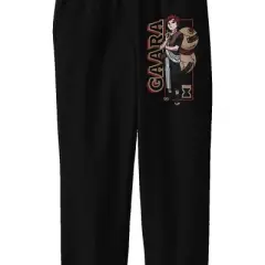 Naruto Classic Gaara Of The Desert Boy's Black Sweatpants