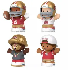 Fisher Price Little People x NFL Collector San Francisco 49ers Figure 4-Pack