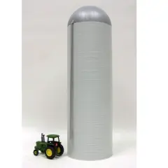 Standi Toys 1/64 Silver & Gray Plastic 20 x 60 Silo ST321, ST54013SL
