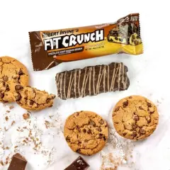 FITCRUNCH Chocolate Chip Cookie Dough Baked Snack Bar - 9ct
