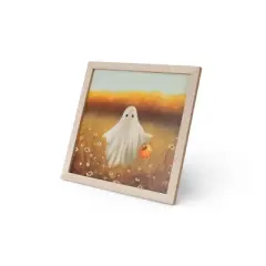 Ghost Artwork Pumpkin Basket - Bullseye's Playground&trade;