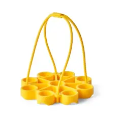 Cuisipro Silicone Egg Rack, Yellow