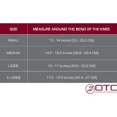 OTC Patella Stabilizer, Kneecap, Neoprene, Black