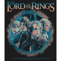 Junior's Lord of the Rings Fellowship of the Ring Distressed Character Ring Festival Muscle Tee