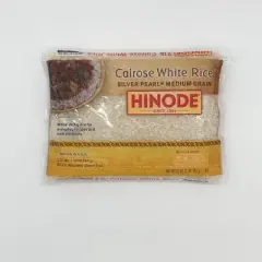 Hinode Medium Grain Silver Pearl Calrose White Rice - 2lbs