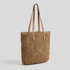Handwoven Straw Tote Bag - Cupshe