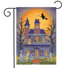 Briarwood Lane Garden Flag 18x12.5 For Outdoor Haunted House Party Halloween Garden Flag Flag For Halloween Garden Flag Flags For Outside