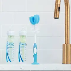 Dr. Brown's Baby Bottle Brush - Sponge and Bristle Brush - 3pk