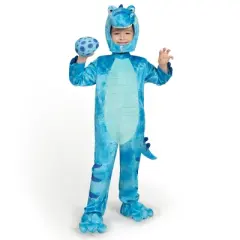 Joyfy Halloween Costume Unisex T-Rex Costume for Toddlers &ndash; Complete Dino Set with Plush Egg & Booties