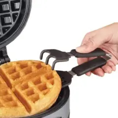 Norpro 6" Grip-EZ Non-Slip Grab and Lift Tongs - Great for Waffles