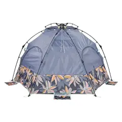 Lightspeed Outdoors Pop-Up Beach Sun Shade, Quick Shelter, Vintage Floral