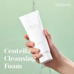 Mixsoon Centella Cleansing Foam (5.07 oz) Revolutionary Korean Cleanser with Centella Asiatica Facial Wash | Korea