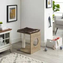 Sam's Pets Sheree 17"  Cat Tree In Light Brown