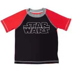 Star Wars Stormtrooper Darth Vader Rash Guard and Swim Trunks Outfit Set Little Kid to Big Kid
