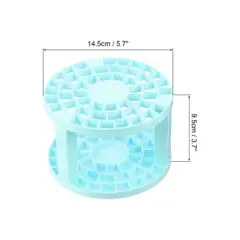 Unique Bargains 49 Holes Smooth Round Plastic Makeup Pencils Paint Brush Storage Holder