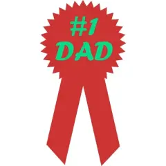 Women's Design By Humans #1 DAD Ribbon By Racerback Tank Top