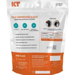 KT Tape Health Ice Sleeve - XL/XXL: Muscle Pain Relief for Ankle, Elbow, Knee, Wrist