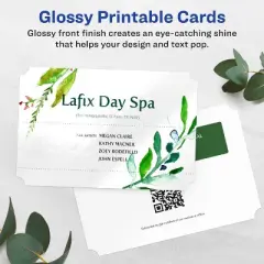 Avery Printable Scalloped Postcards, 4" x 6", Glossy White, 50ct