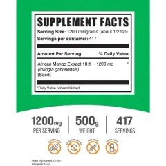 BulkSupplements African Mango Extract Powder