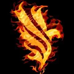 Men's Design By Humans Artistic Fire Eagle Emblem By hkartist Tank Top