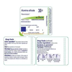 Alumina Silicata 30C by Boiron Homeopathic Single Medicine For Pain  -  80 Pellet