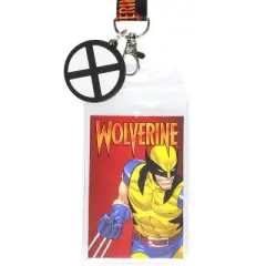 Marvel X-Men Wolverine Character Design Reversible Lanyard ID Badge Holder