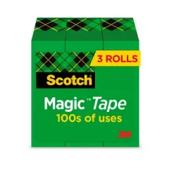 Scotch 3pk Magic Boxed Tape