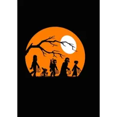 Junior's Star Wars Characters Trick or Treat Cowl Neck Sweatshirt