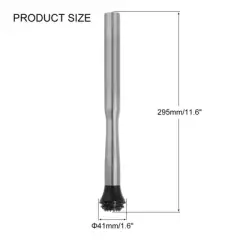 Unique Bargains Stainless Steel Easy to Clean Cocktail Muddler Silver 12 Inch