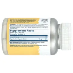 Solaray Magnesium Citrate, 90 Capsules (133 mg per Capsule)