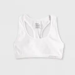 Jockey Generation&trade; Girls' 2pk Cotton Bralette - White/Beige
