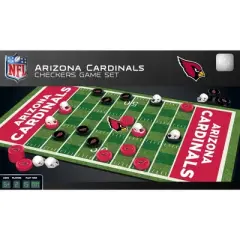 MasterPieces Officially licensed NFL Arizona Cardinals Checkers Board Game for Families and Kids ages 6 and Up