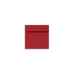 LUX 5 x 5 Square Envelopes 2 11/16 x 3 11/16  Holiday Red 8505-15-50