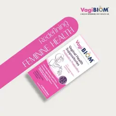 VagiBIOM Probiotic-Prebiotic Suppository Natural Jasmine (15 count)
