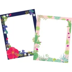 Barker Creek 100ct Computer Paper Set - Petals & Prickles