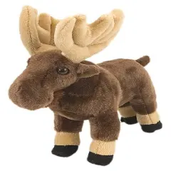 Wild Republic Cuddlekins Mini Moose Stuffed Animal, 8 Inches