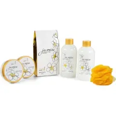 Freida & Joe  Jasmine Fragrance Bath & Body Collection in White Tissue Box Gift Set