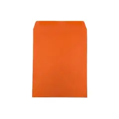 JAM Paper 10 x 13 Open End Catalog Colored Envelopes Orange Recycled 25/Pack (87766a) 87766A