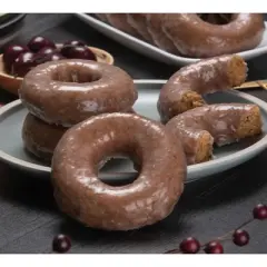 Katz Gluten Free Pumpkin Pie Spice Glazed Donuts - 6 Pack
