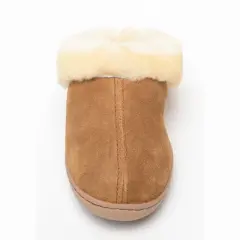 Minnetonka Women's Suede Sheepskin Mule