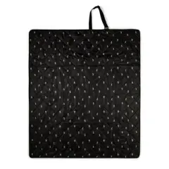 Picnic Time Disney: Mickey Mouse Vista Outdoor Picnic Blanket - Black
