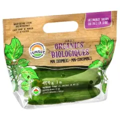 Fresh SUNSET Organic Mini Cucumbers - 1lb