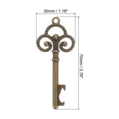 Unique Bargains Vintage Wedding Party Favor Souvenir Bottle Openers Set