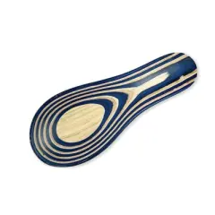 Island Bamboo 9 Inch Pakkawood Spoon Rest