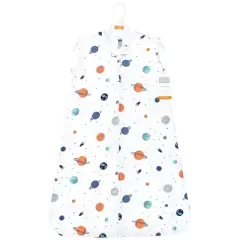 Hudson Baby Cotton Sleeveless Wearable Sleeping Bag, Sack, Blanket, Space