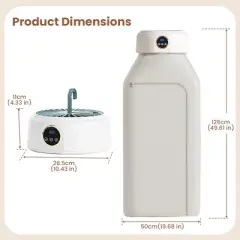 Portable Clothes Dryer With Remote Control And Dry Bag