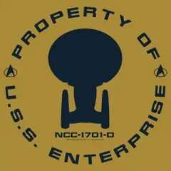 Junior's Star Trek: The Next Generation Property Of The USS Enterprise Festival Muscle Tee