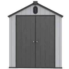 NicBex 8*10ft Outdoor Storage Shed  Weatherproof Garden Shed, Garden Big Spire Tool Storage for backyard, Ideal for Storing Tools and Garden Equipment