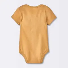 Baby 7pk Short Sleeve Bodysuit - Cloud Island&trade; Orange