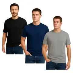 Men's 6 Pack Cotton Short sleeve Crew neck tees